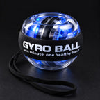Zontoo LED Gyro Ball with wrist strap, blue LED lit