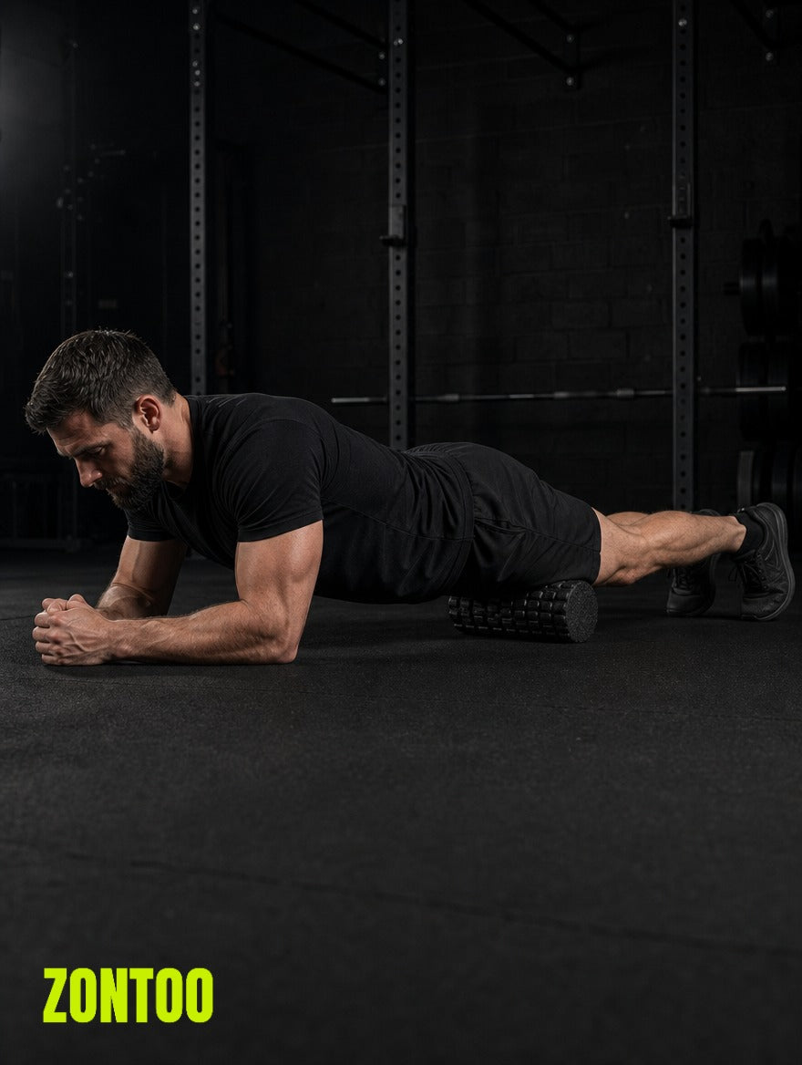 Zontoo Mini Foam Roller in use