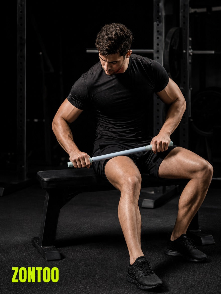Zontoo Muscle Roller Stick in use