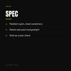 Zontoo Ab Straps (pair) — spec