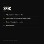 Zontoo Breathing Resistance Trainer — spec