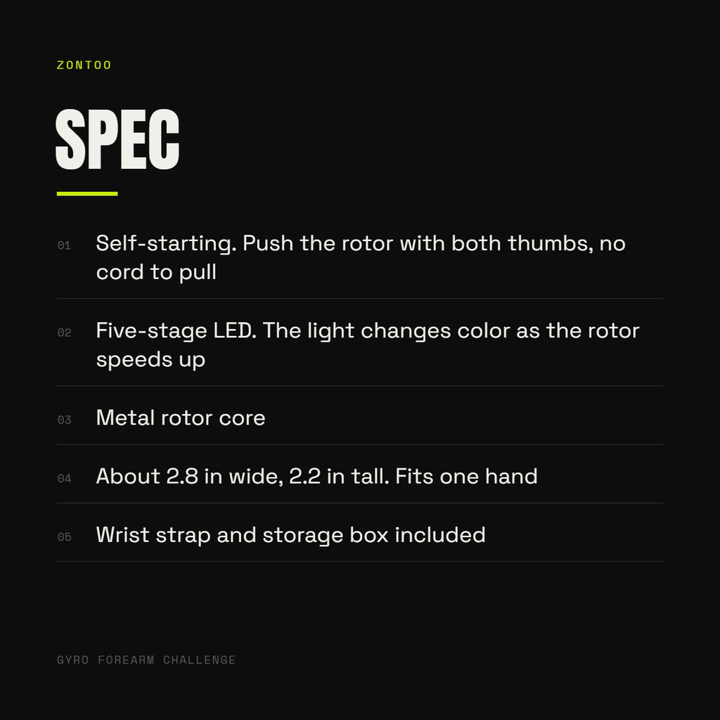 Gyro ball spec