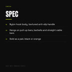 Zontoo Hook Grip Handles — spec