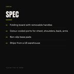 Zontoo Folding Push-Up Board — spec